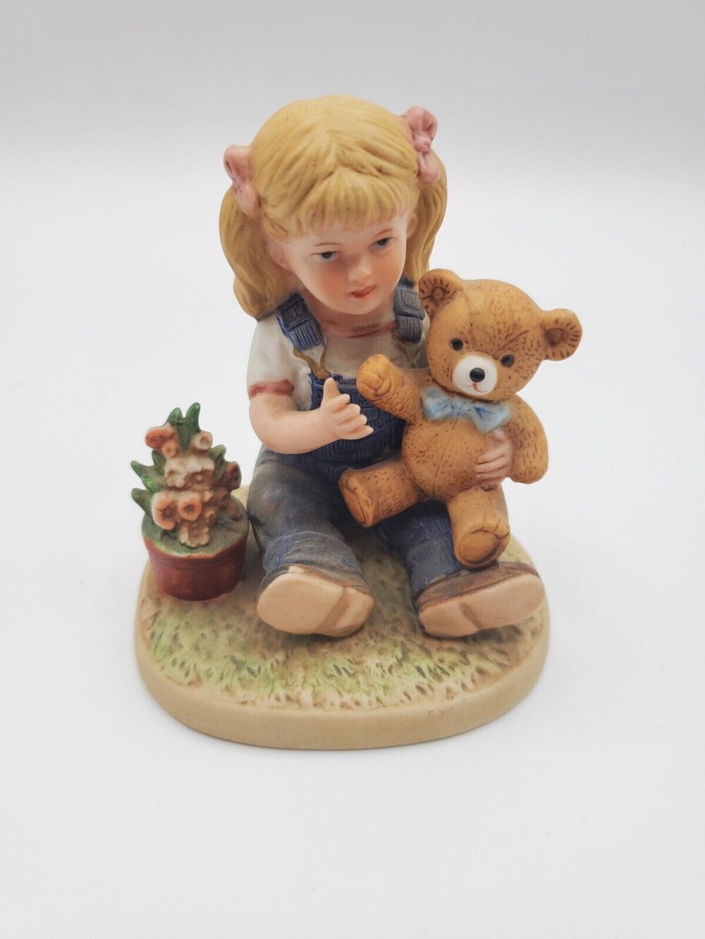 Vintage Denim Days Homco Figurines 1502 Girl